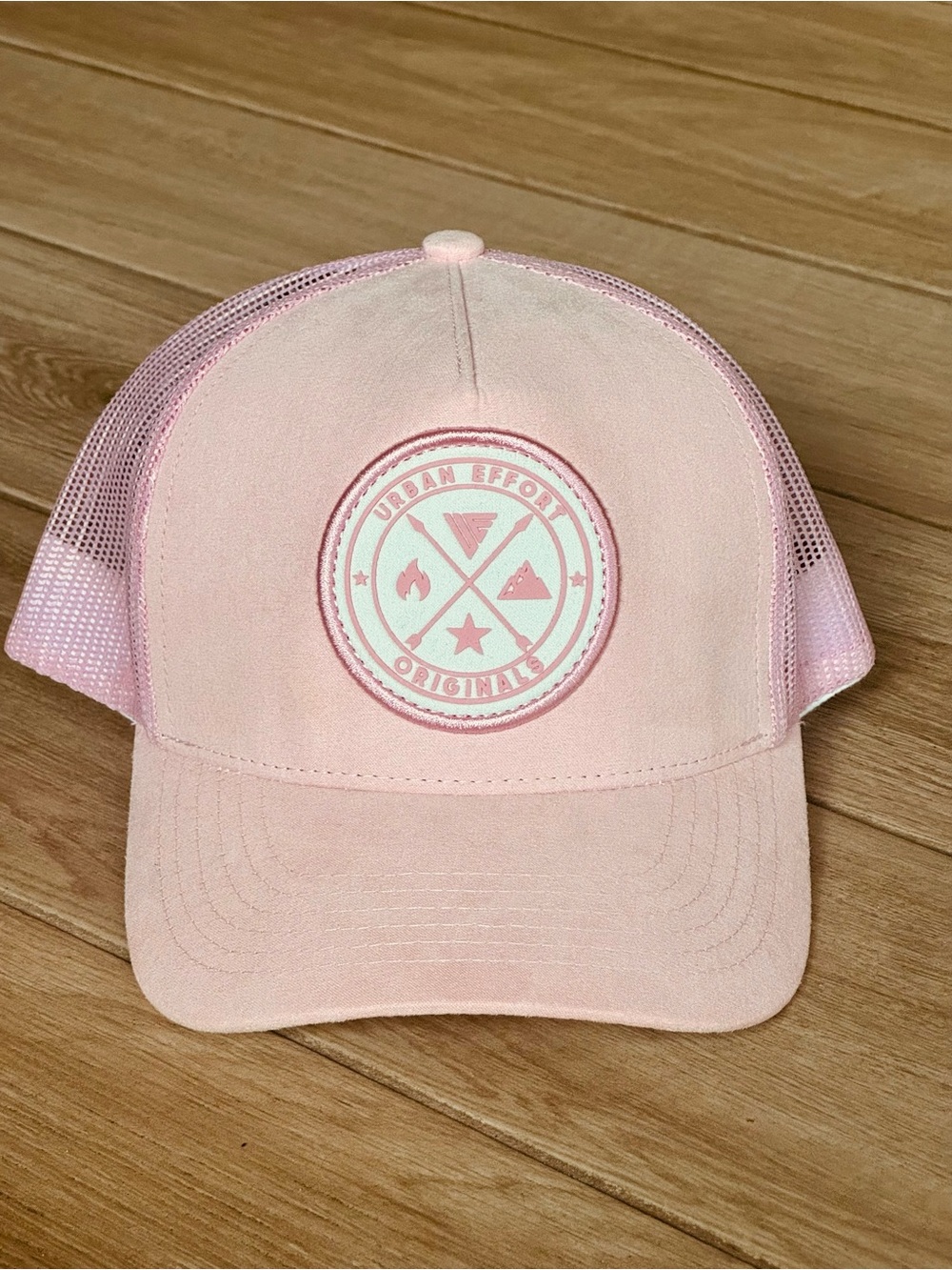Women’s Pink Mesh Trucker Hat